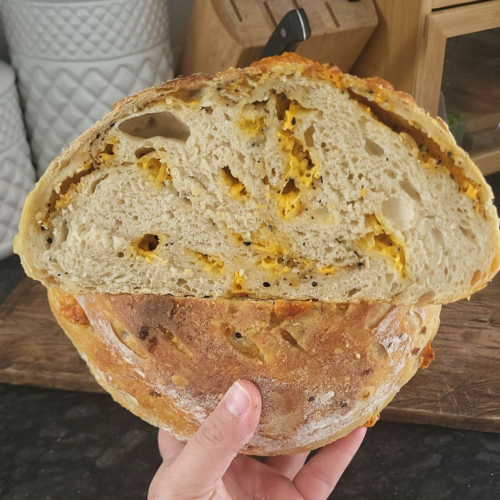 Everything Cheddar Sourdough