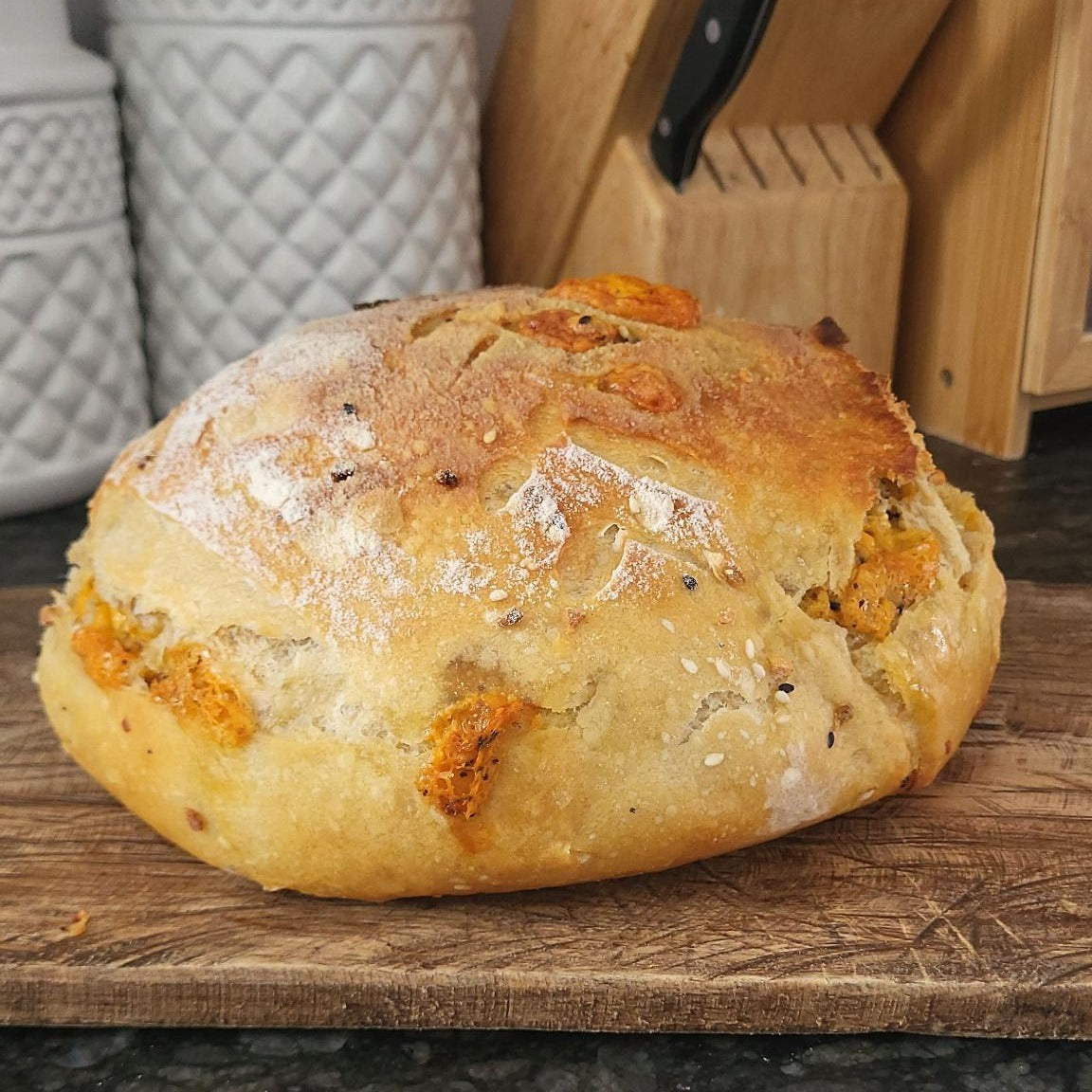 Everything Cheddar Sourdough