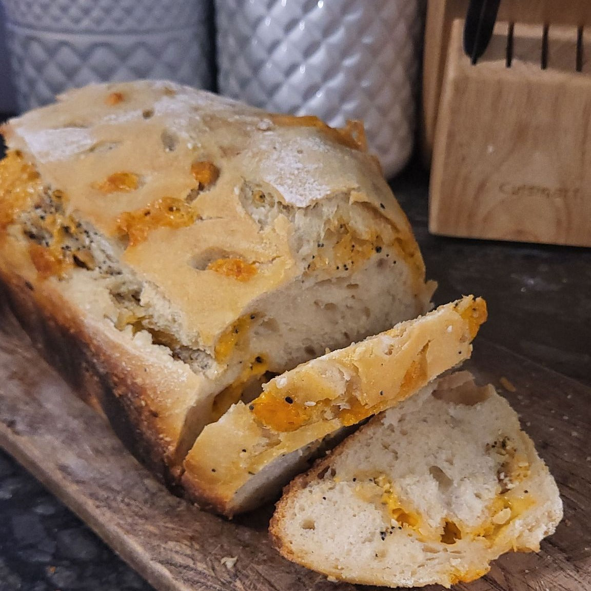 Everything Cheddar Sourdough