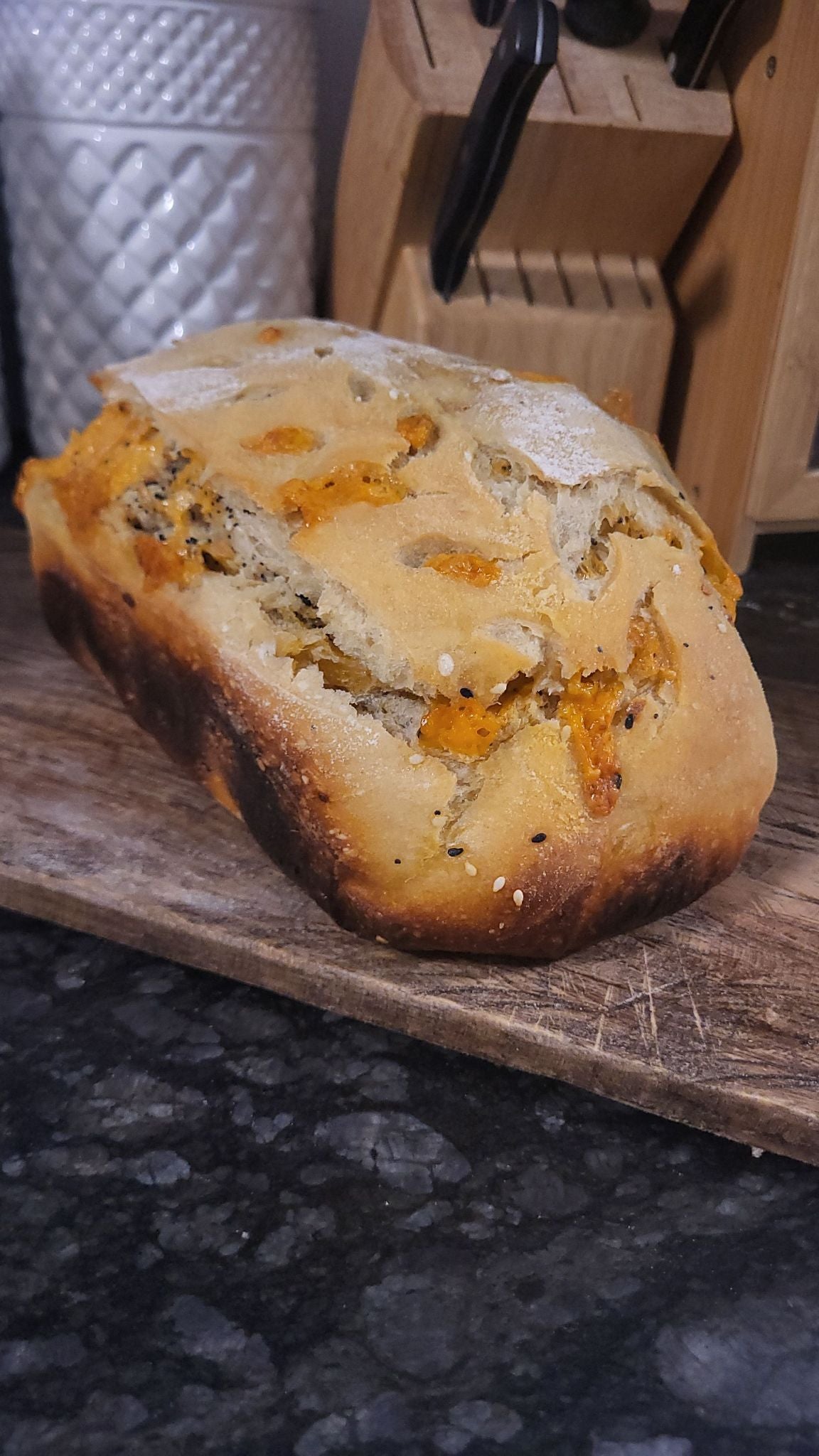 Everything Cheddar Sourdough