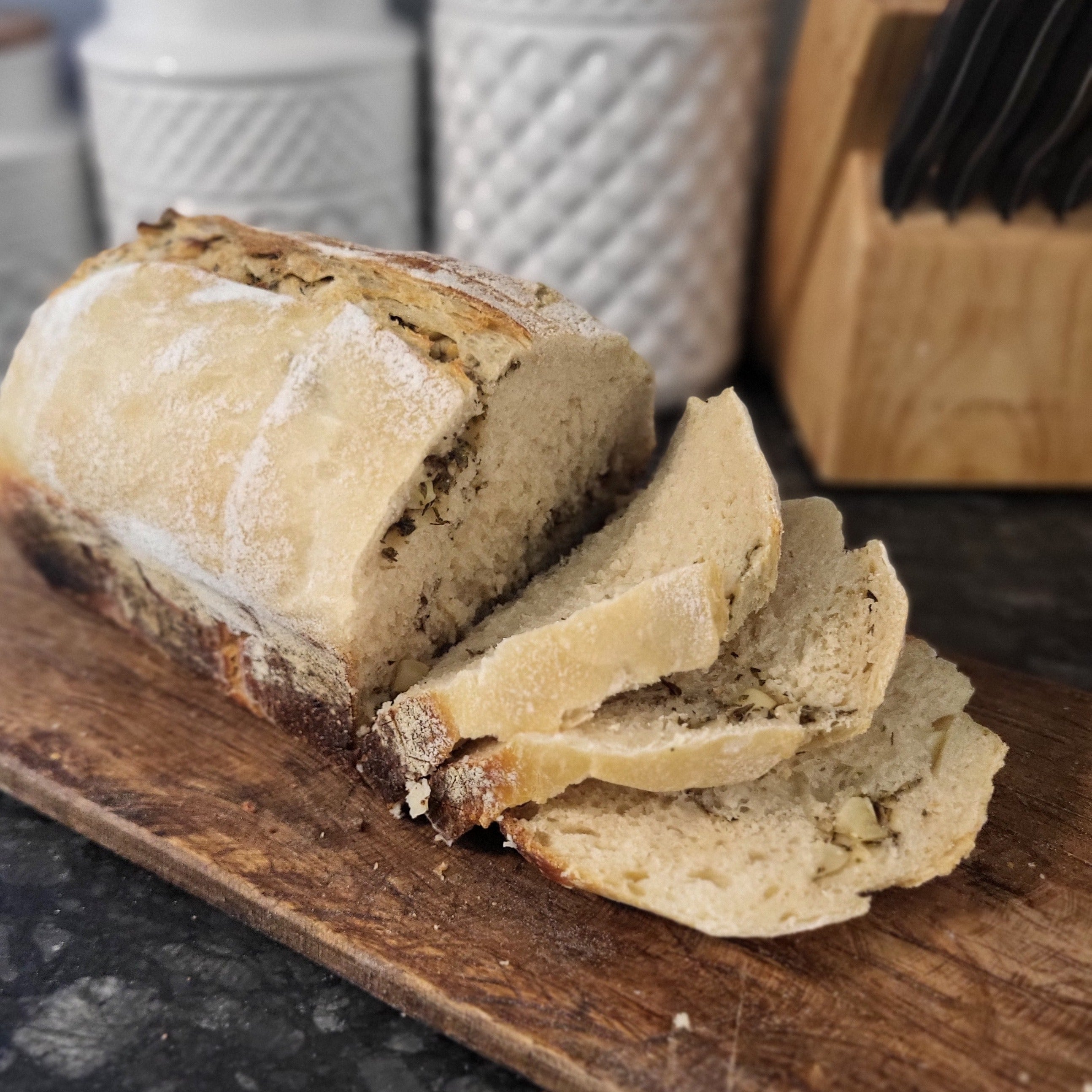 Garlic Herb Sourdough