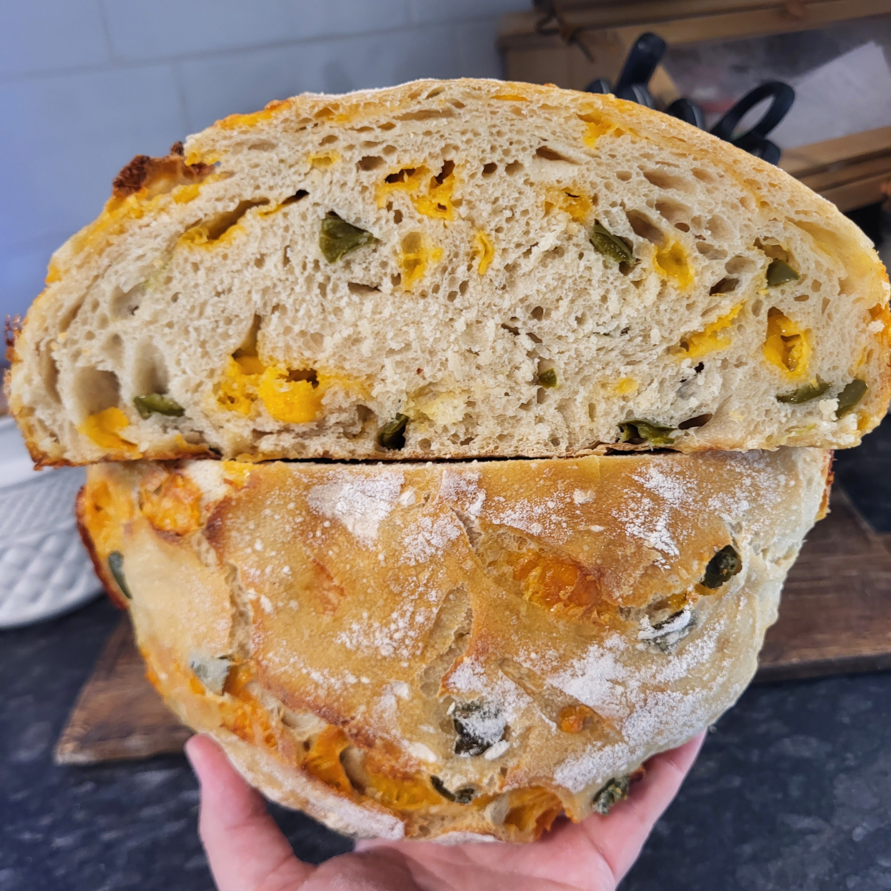 Jalapeño Cheddar Sourdough