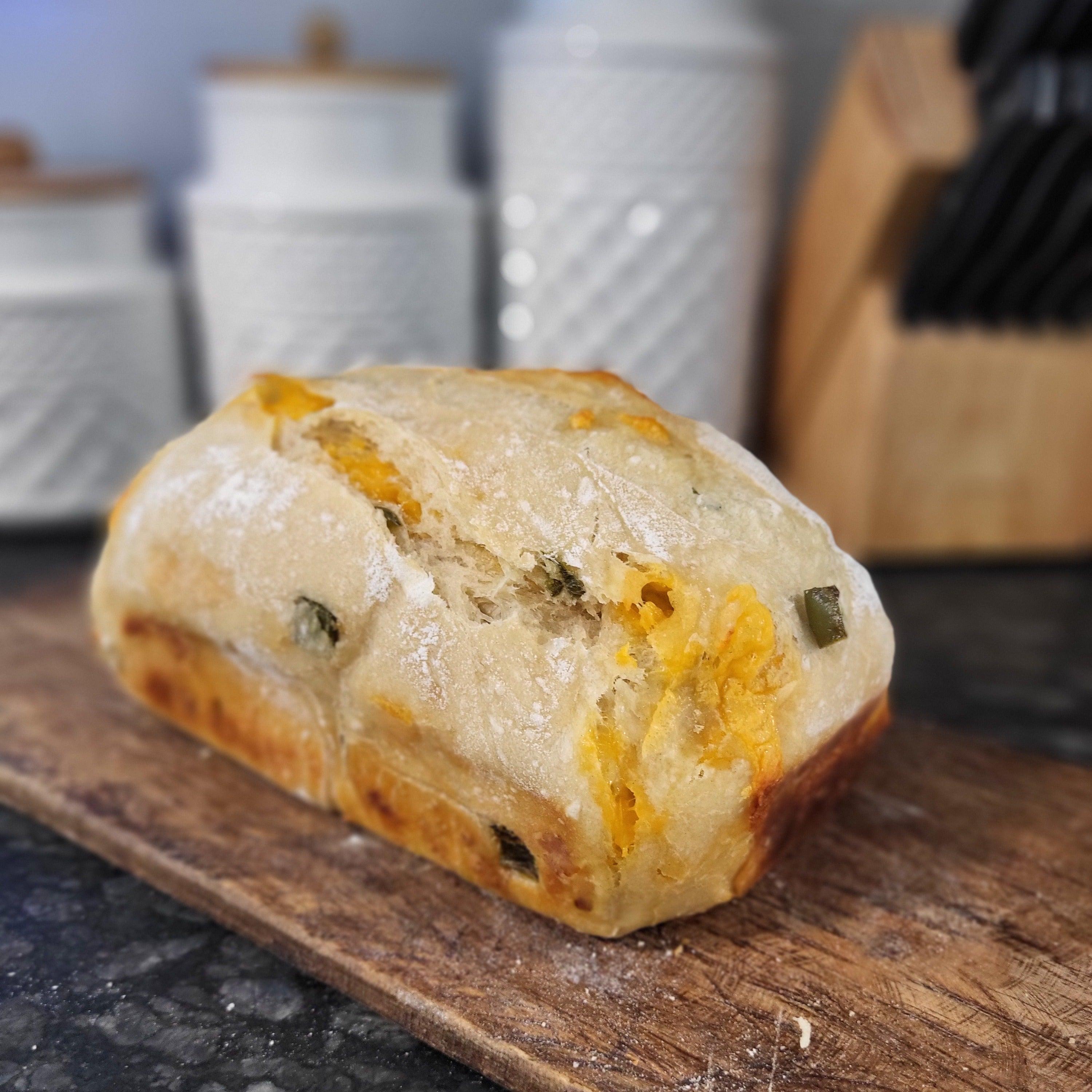 Jalapeño Cheddar Sourdough