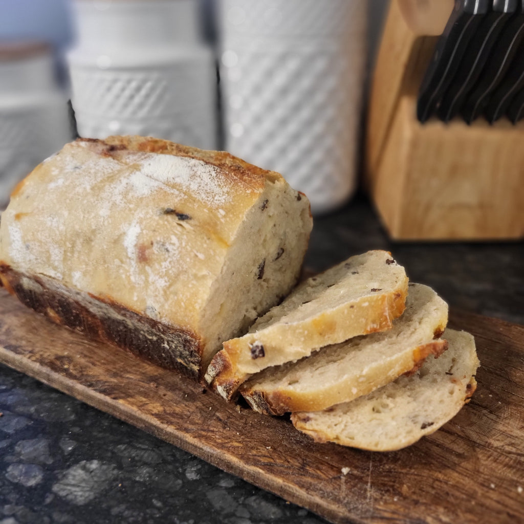 Olive Mozzarella Sourdough