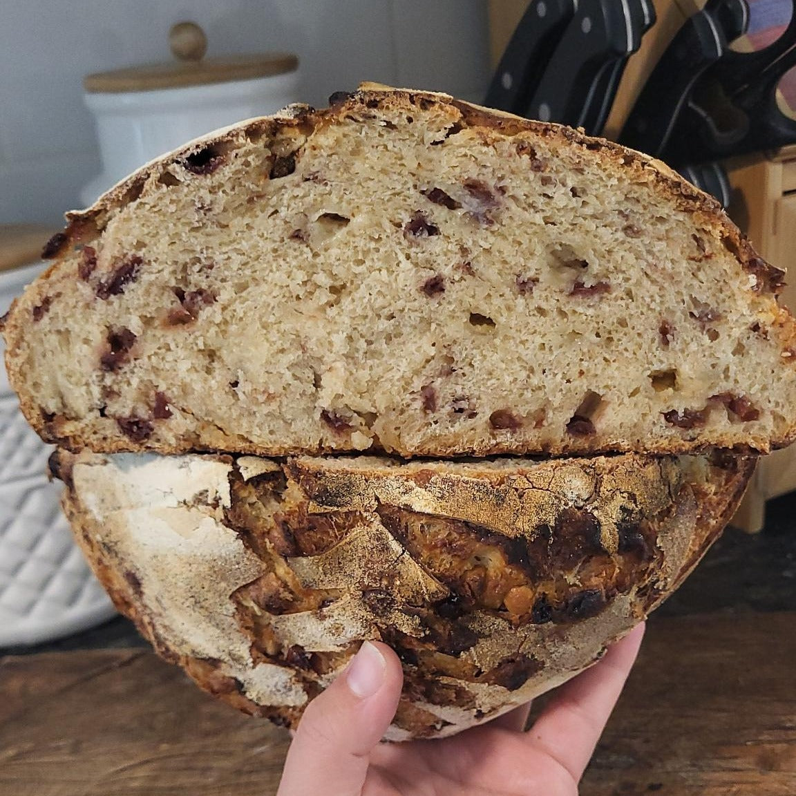 White Chocolate Cranberry Sourdough
