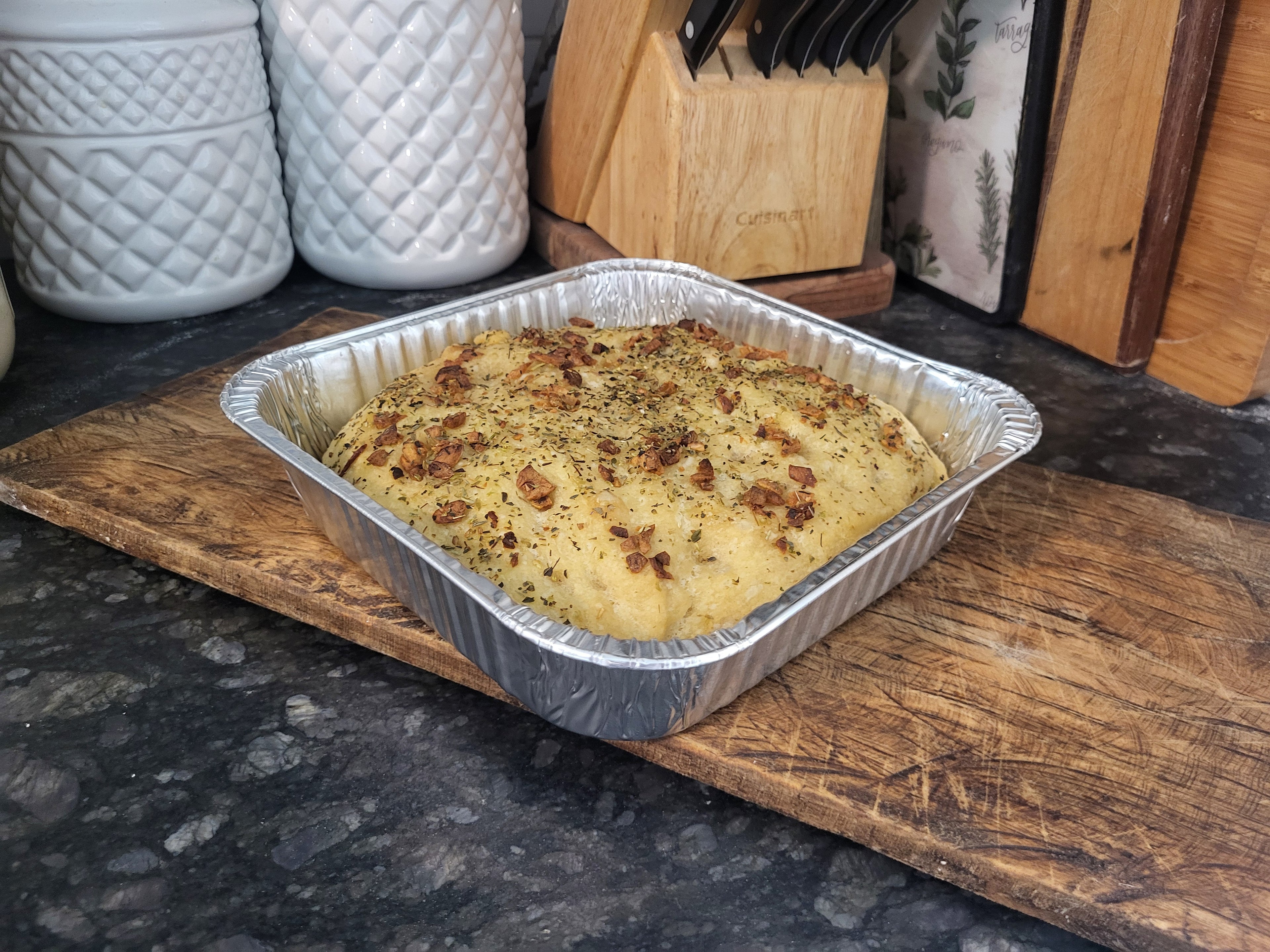 Focaccia - Garlic Herb