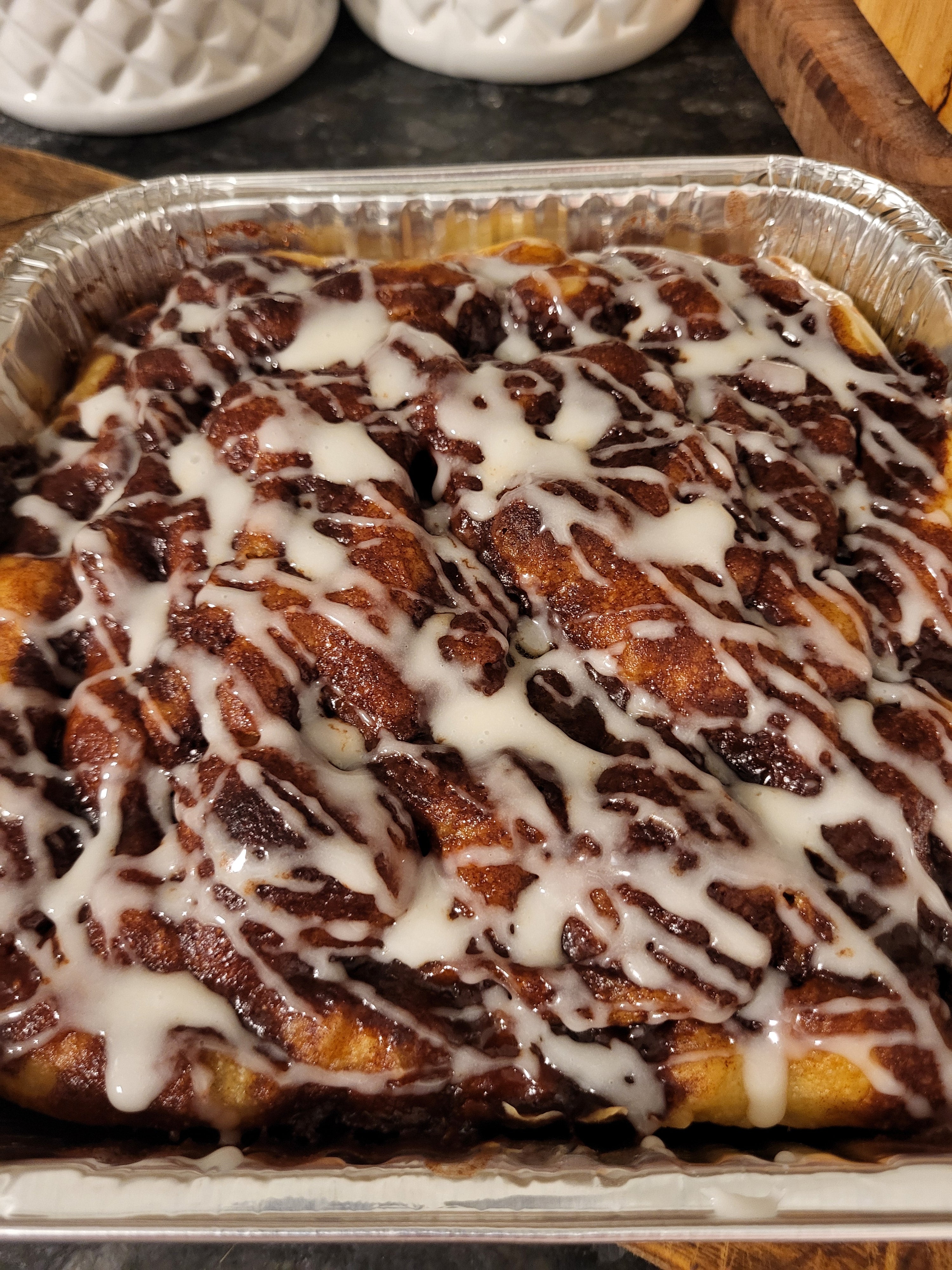 Focaccia - Cinnamon Roll